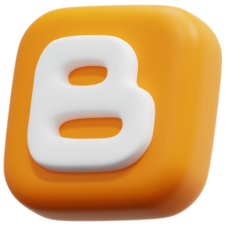 Free Blogger  3D Icon
