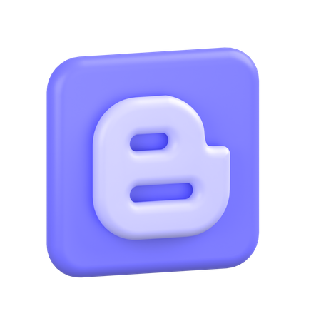 Free Blogger-2  3D Icon