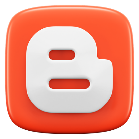 Free Blogger  3D Icon