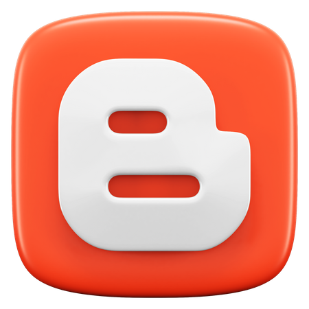 Free Blogger  3D Icon