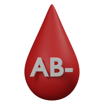 Free Blood AB Negative  3D Illustration