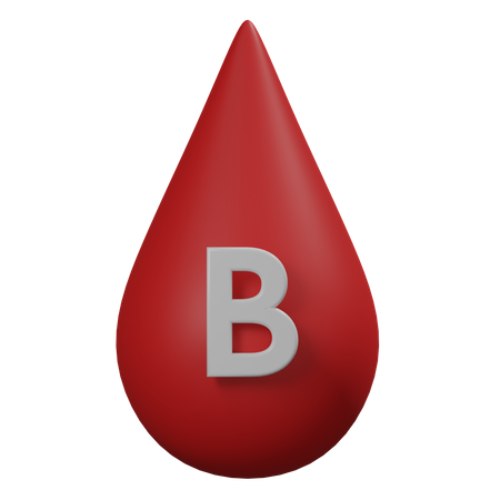 Free Blood B  3D Illustration