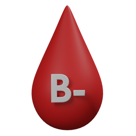 Free Blood B Negative  3D Illustration