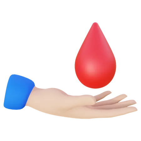 Free Blood Donor  3D Icon