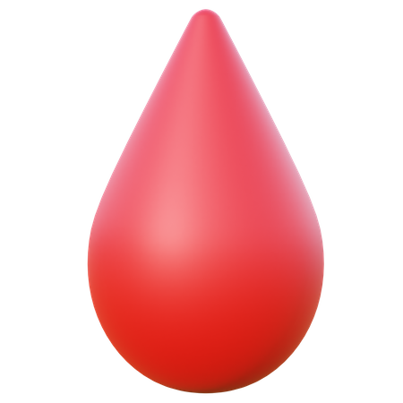 Free Blood Drop  3D Icon