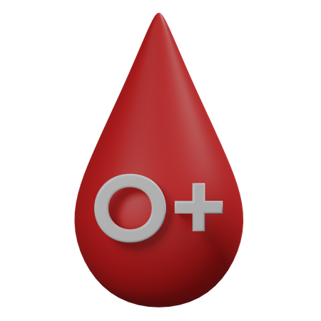 Free Blood O Positive 3D Illustration download in PNG, OBJ or