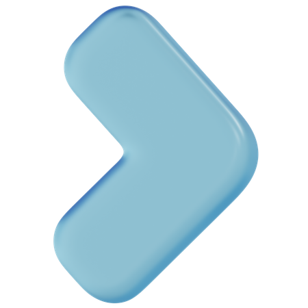 Free Blue Glass Next  3D Icon