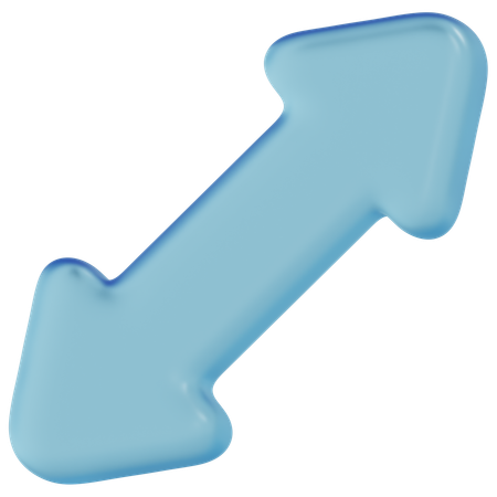 Free Blue Glass Resize  3D Icon