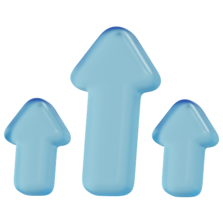 Free Blue Glass Up  3D Icon