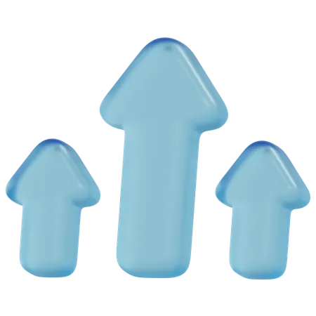 Free Blue Glass Up  3D Icon