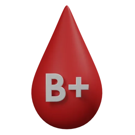 Free Blut B positiv  3D Illustration