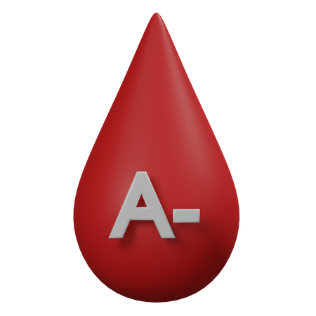 Free Blut ein negatives  3D Icon