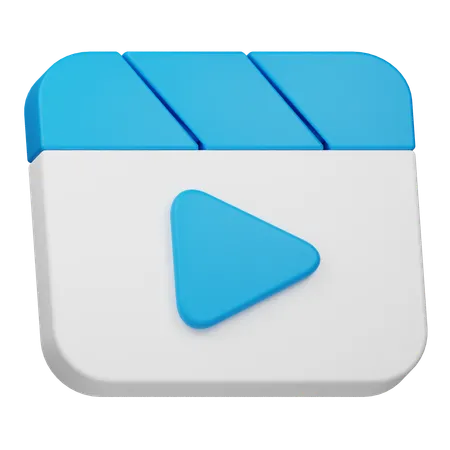 Free Vidéo de bobines  3D Icon