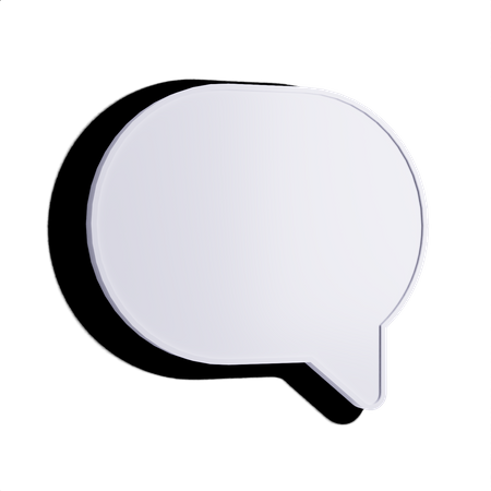 Free Bolha de bate-papo  3D Icon