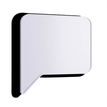 Free Bolha de bate-papo  3D Icon