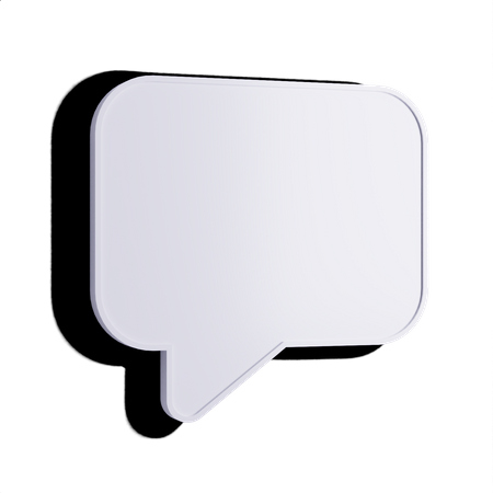Free Bolha de bate-papo  3D Icon