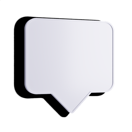 Free Bolha de bate-papo  3D Icon