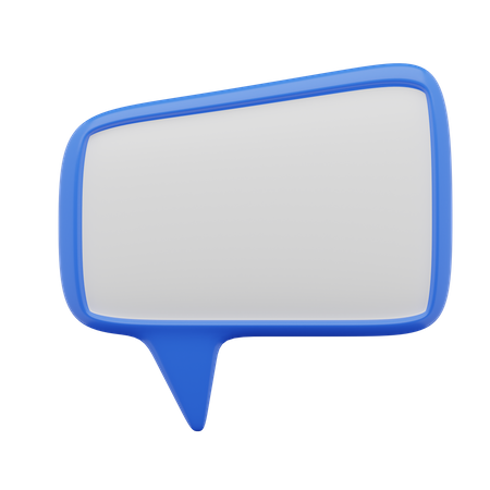 Free Bolha de bate-papo  3D Icon