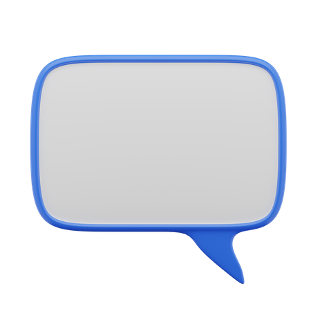 Free Bolha de bate-papo  3D Icon