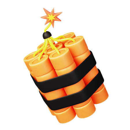 Free Bomba de dinamite  3D Icon