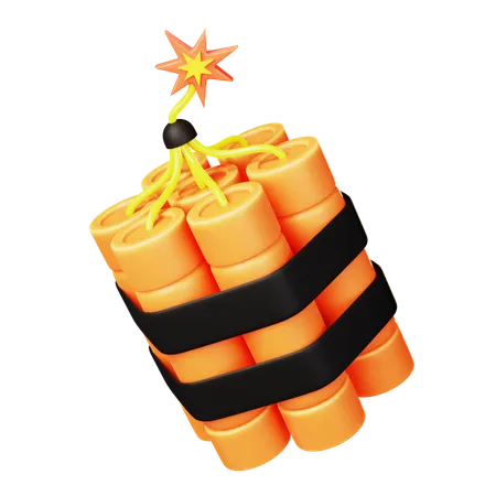 Free Bomba de dinamite  3D Icon