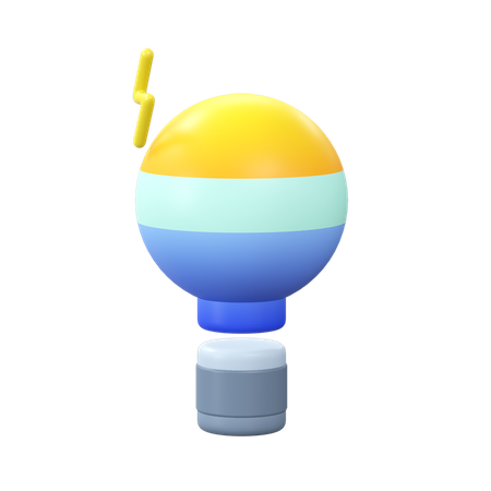 Free Bombilla  3D Icon