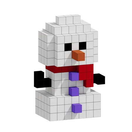 Free Boneco de neve de natal  3D Icon