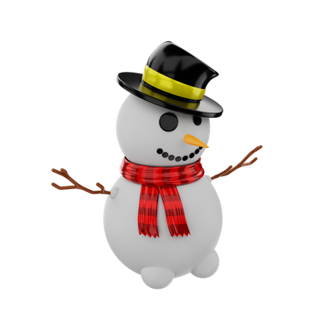 Free Bonhomme de neige  3D Illustration