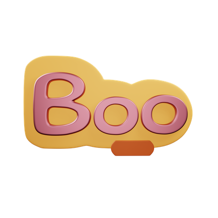 Free Boo  3D Illustration