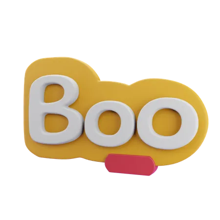 Free Boo  3D Illustration