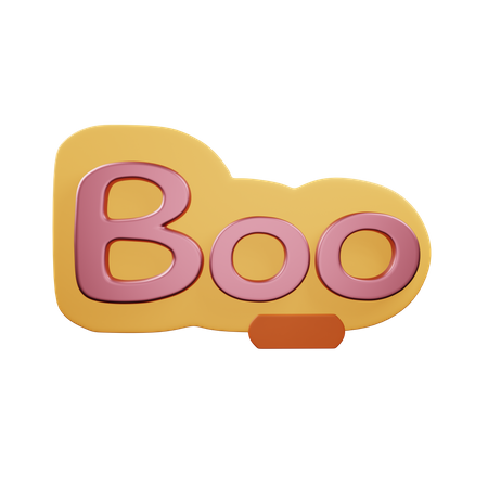 Free Boo  3D Illustration