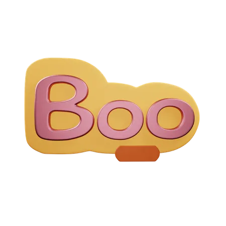Free Boo  3D Illustration