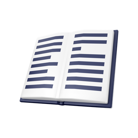 Free Book  3D Icon
