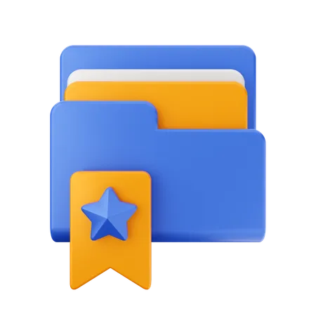 Free Book Mark Folder  3D Icon