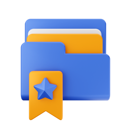 Free Book Mark Folder  3D Icon