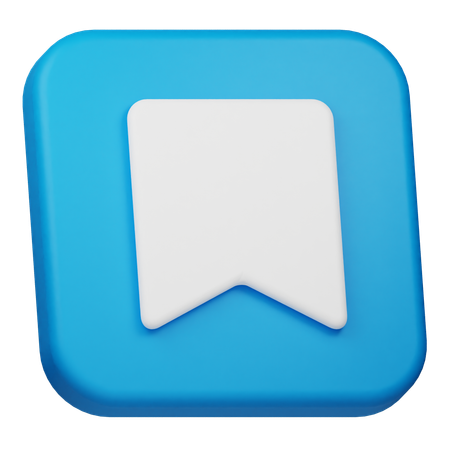 Free Bookmark  3D Icon