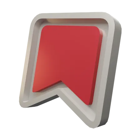 Free Bookmark  3D Icon