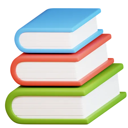 Free Books  3D Icon