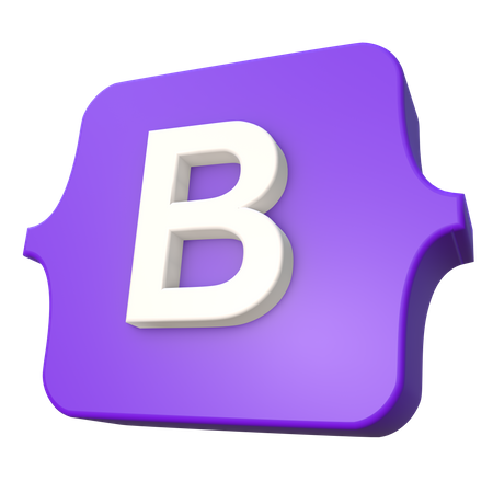 Free Bootstrap Framework  3D Icon