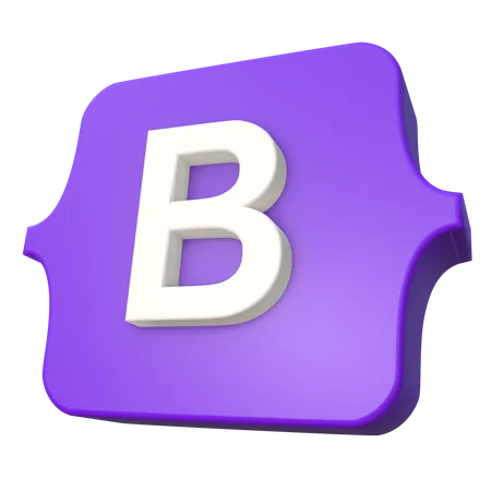 Free Bootstrap Framework  3D Icon