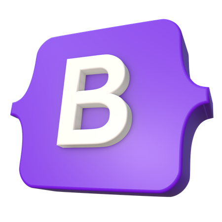 Free Bootstrap Framework Logo 3D Icon