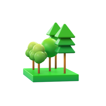 Free Bosque  3D Icon