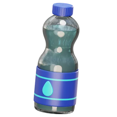 Free Botella de agua  3D Icon