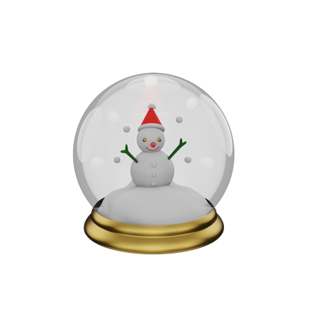 Free Boule à neige de Noël  3D Illustration