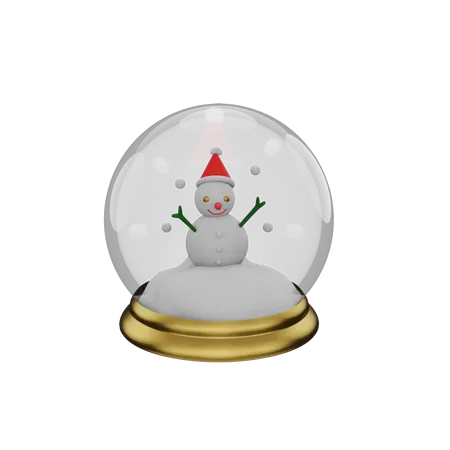 Free Boule à neige de Noël  3D Illustration