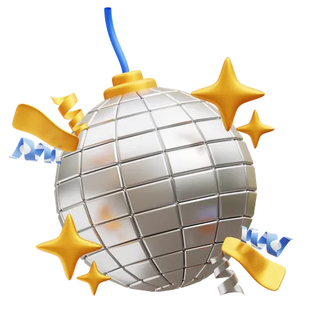 Free Boule disco  3D Icon