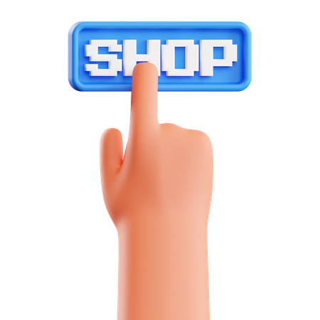 Free Bouton boutique  3D Icon