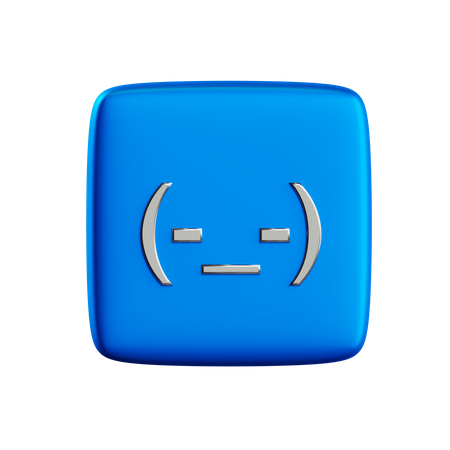 Free Bouton d'émote triste  3D Icon