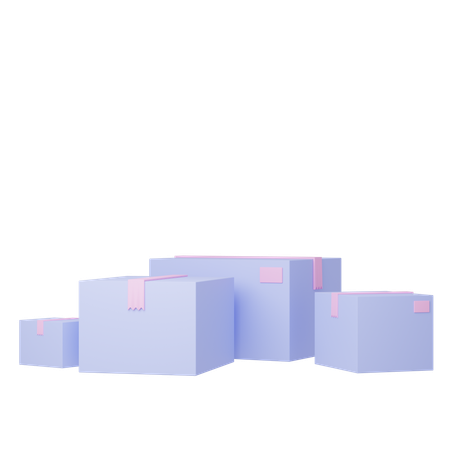 Free 箱  3D Icon