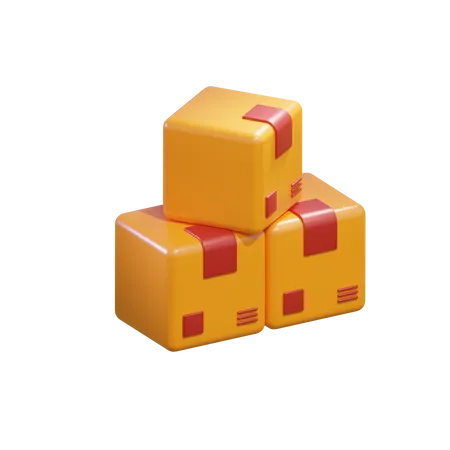 Free 3 D Icon Box For Logistics And Delivery Services 3D Icon